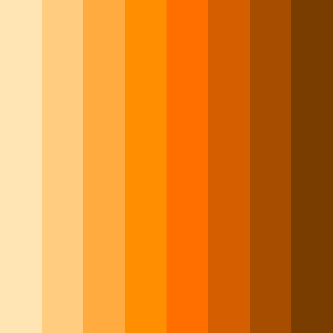 Download sunset ember color palette PNG image (square)