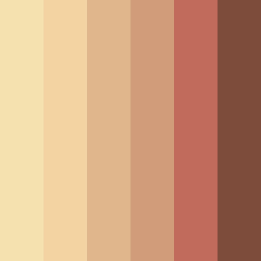 Download autumn embers color palette PNG image (square)