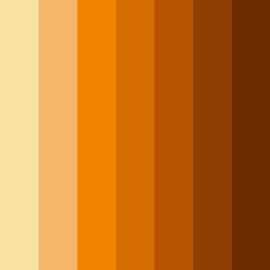 Download autumn harvest color palette PNG image (square)
