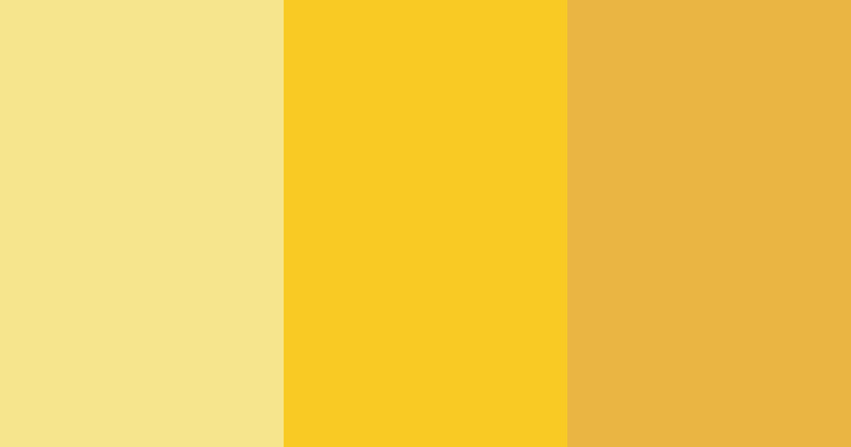 Download mimosa bliss color palette PNG image (landscape)