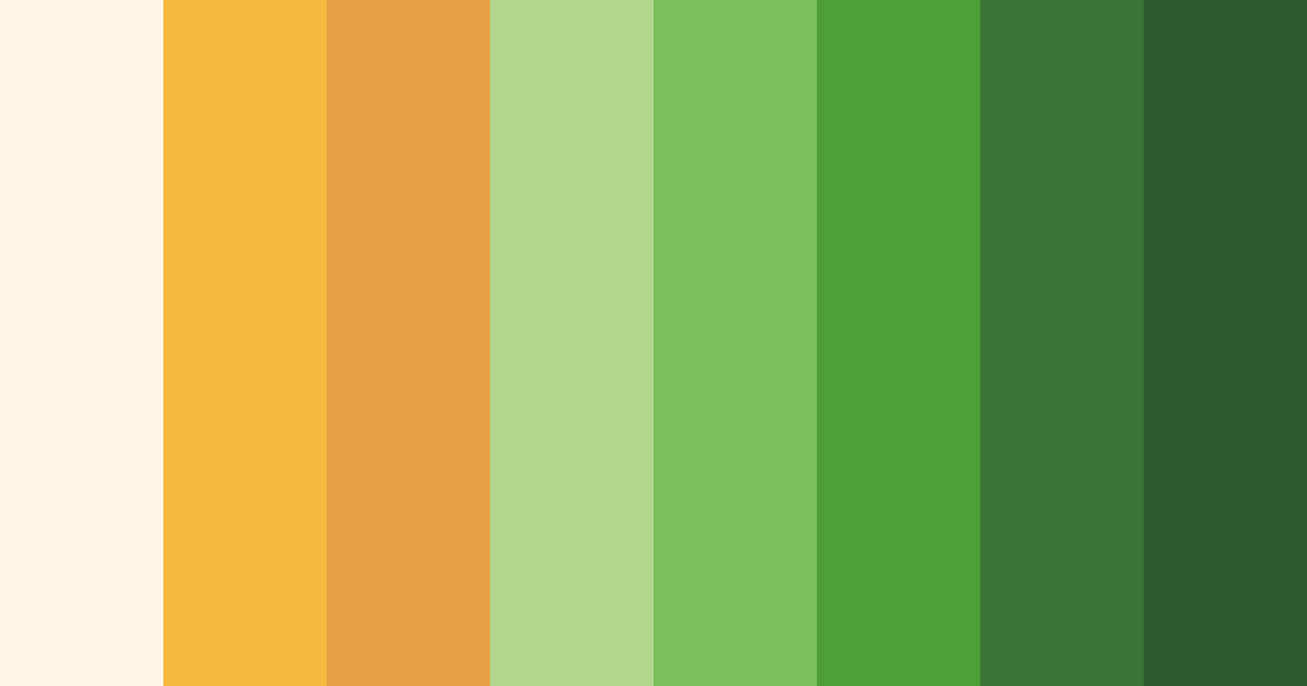 Download autumn harvest harmony color palette PNG image (landscape)