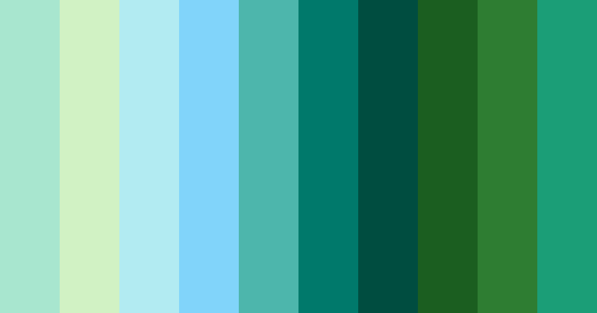 Download verdant oasis color palette PNG image (landscape)