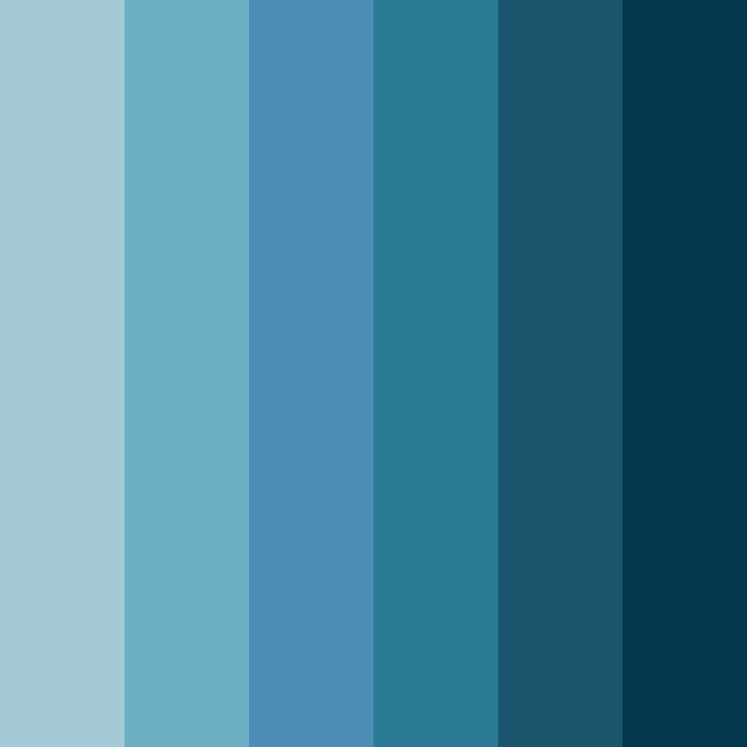 Download deep teal color palette PNG image (square)