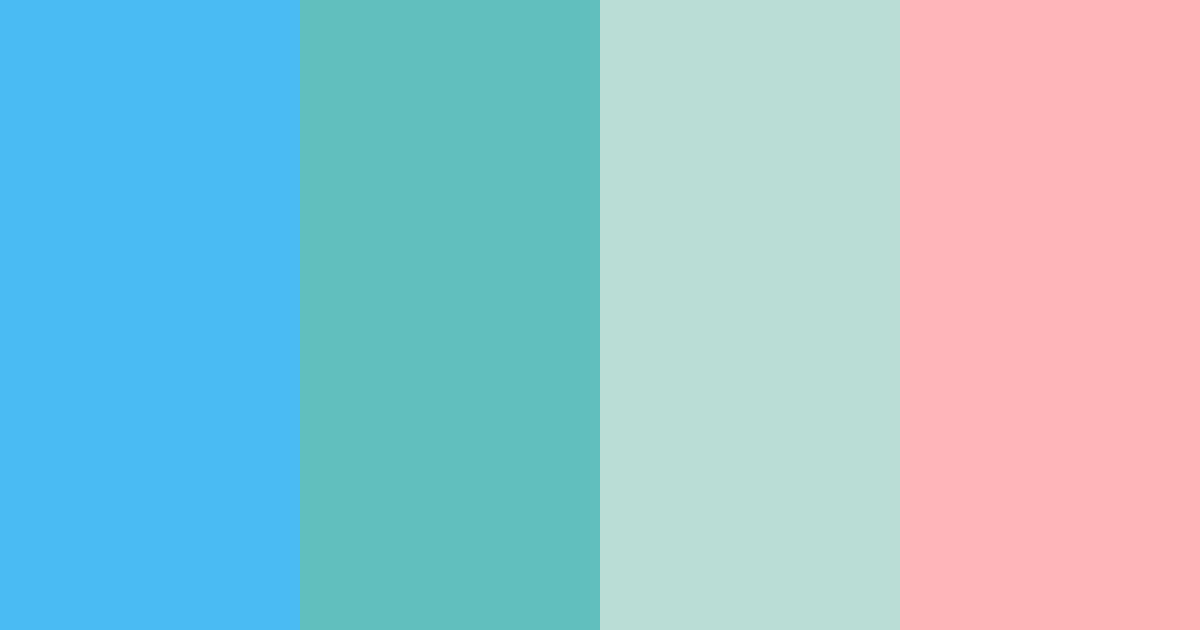 Download minty fresh color palette PNG image (landscape)