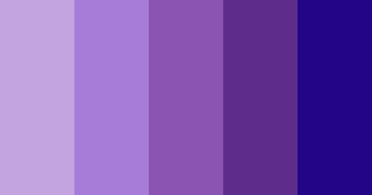 Download mystical orchid dream color palette PNG image (landscape)