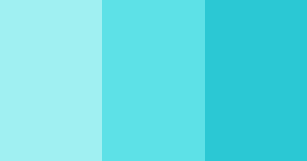 Download tropical breeze color palette PNG image (landscape)