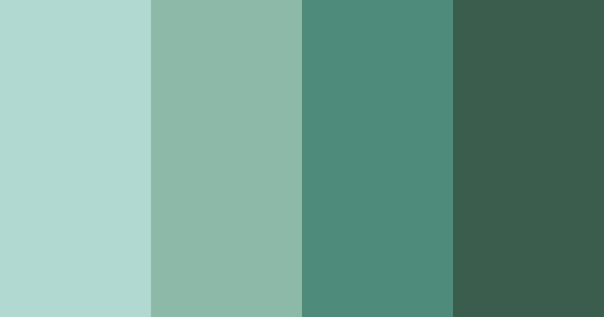 Download muted forest serenity color palette PNG image (landscape)