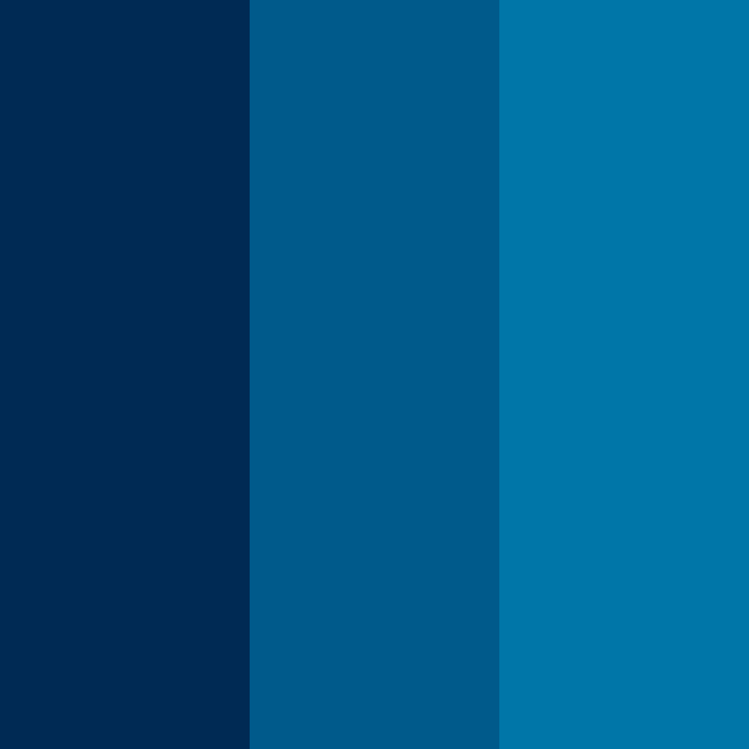 Download shades of blue color palette PNG image (square)