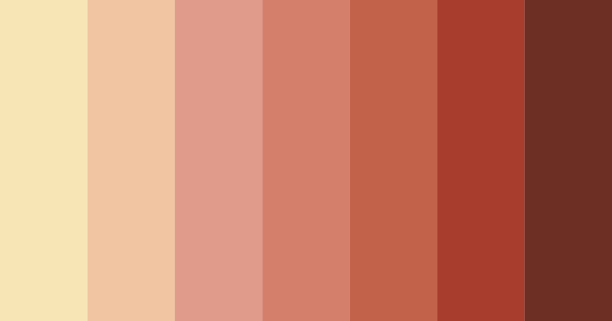 Download warm red color palette PNG image (landscape)