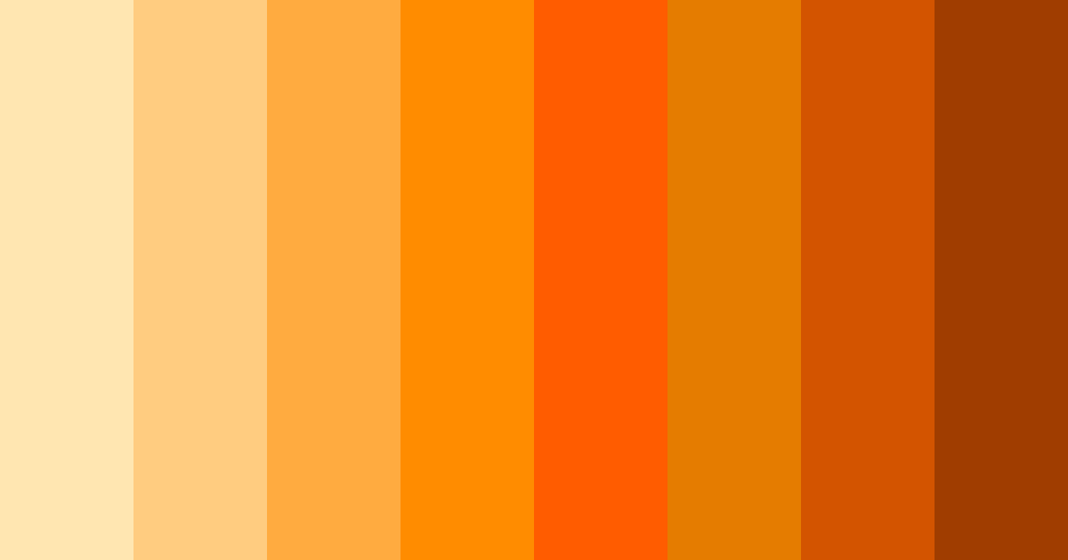 Download sunset blaze color palette PNG image (landscape)