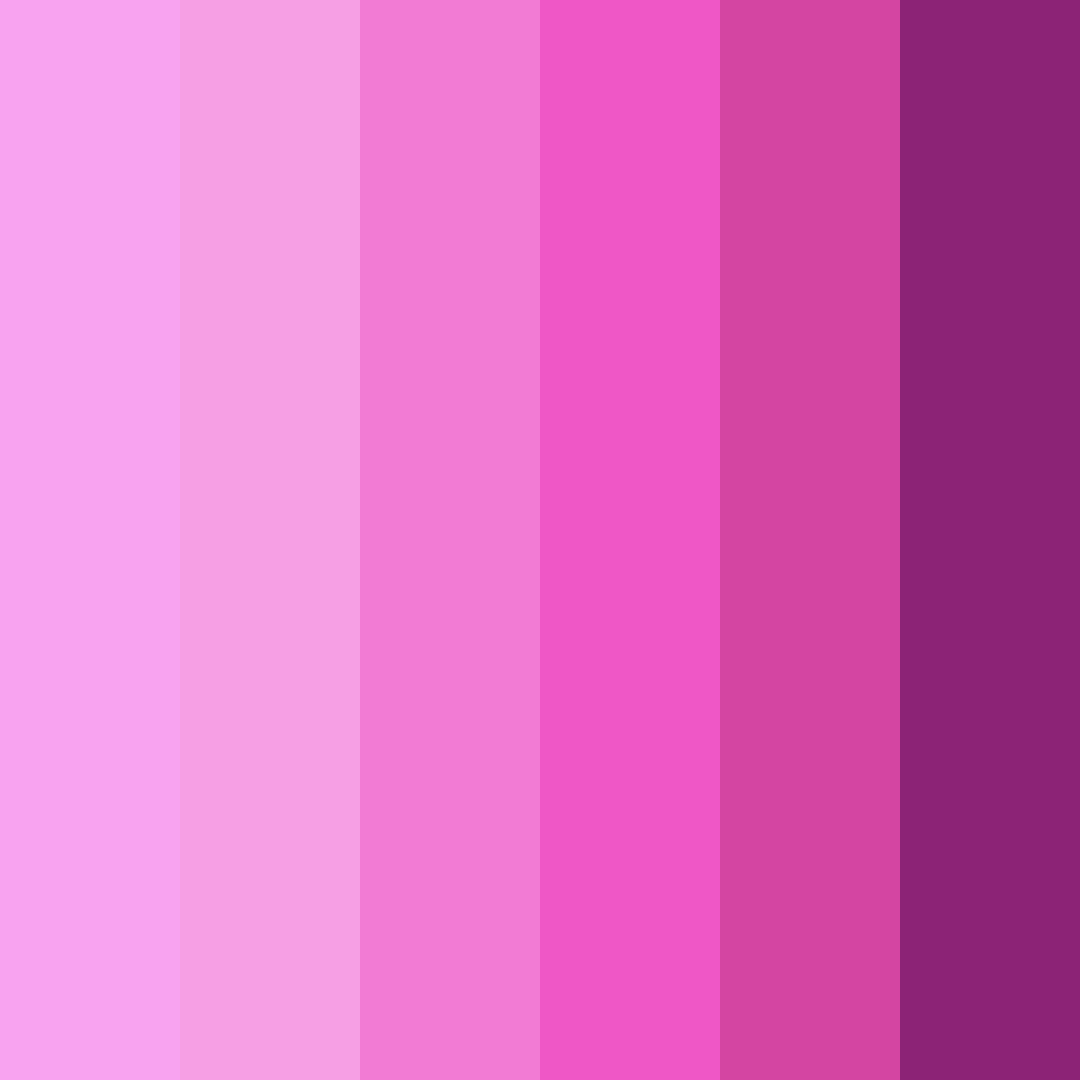 Download vibrant pink color palette PNG image (square)