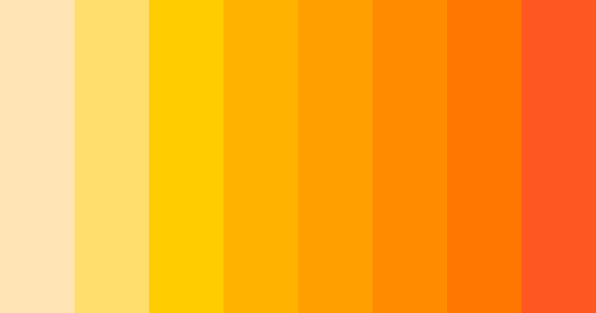 Download sunset citrus burst color palette PNG image (landscape)