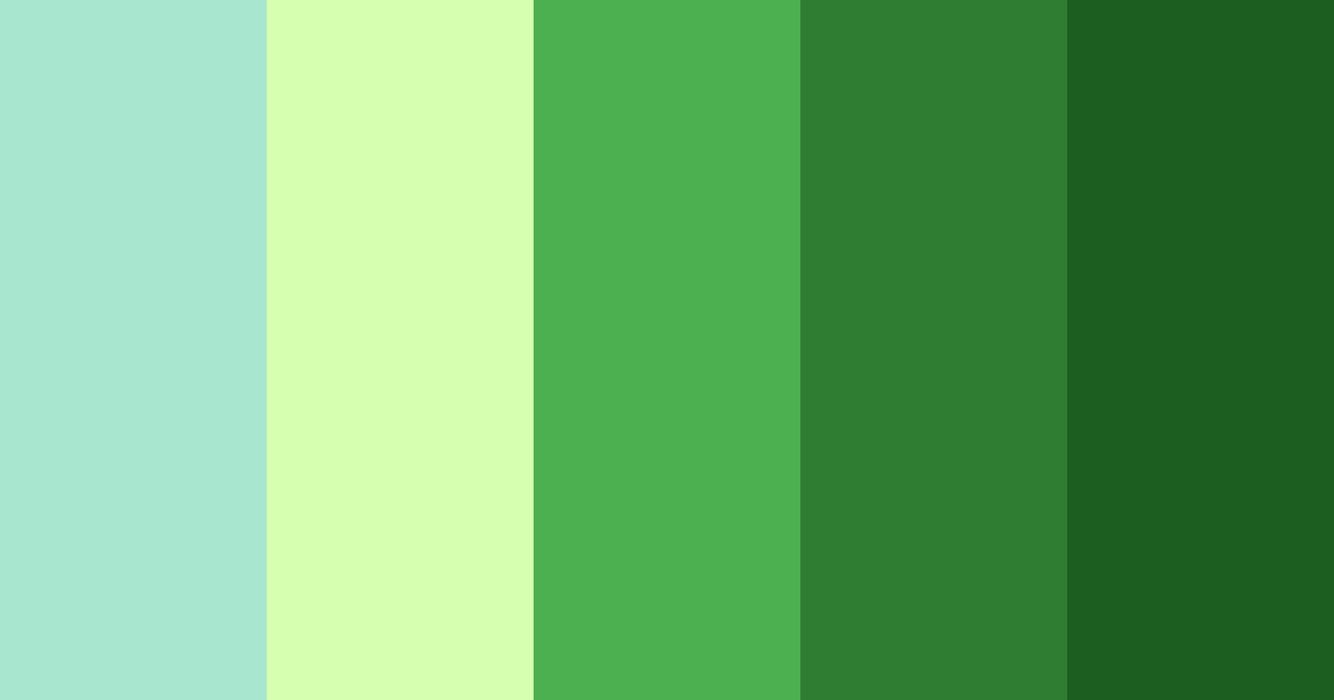 Download emerald meadow color palette PNG image (landscape)