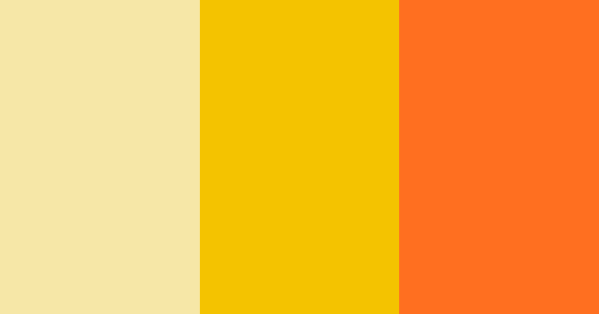 Download sunlit citrus burst color palette PNG image (landscape)