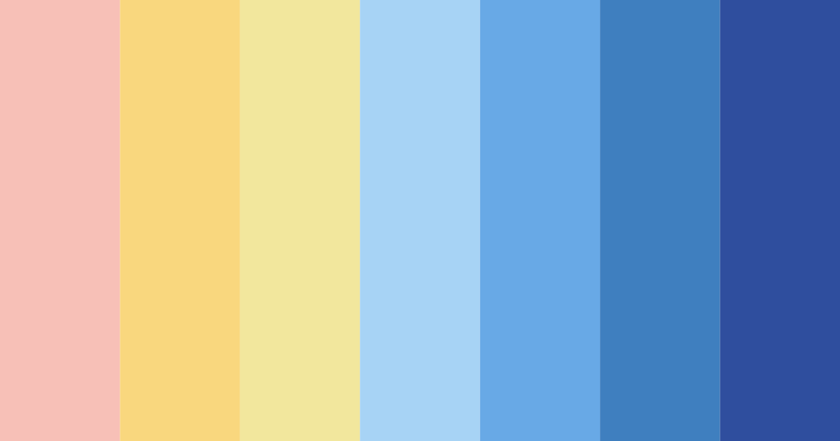 Download vintage spectrum color palette PNG image (landscape)