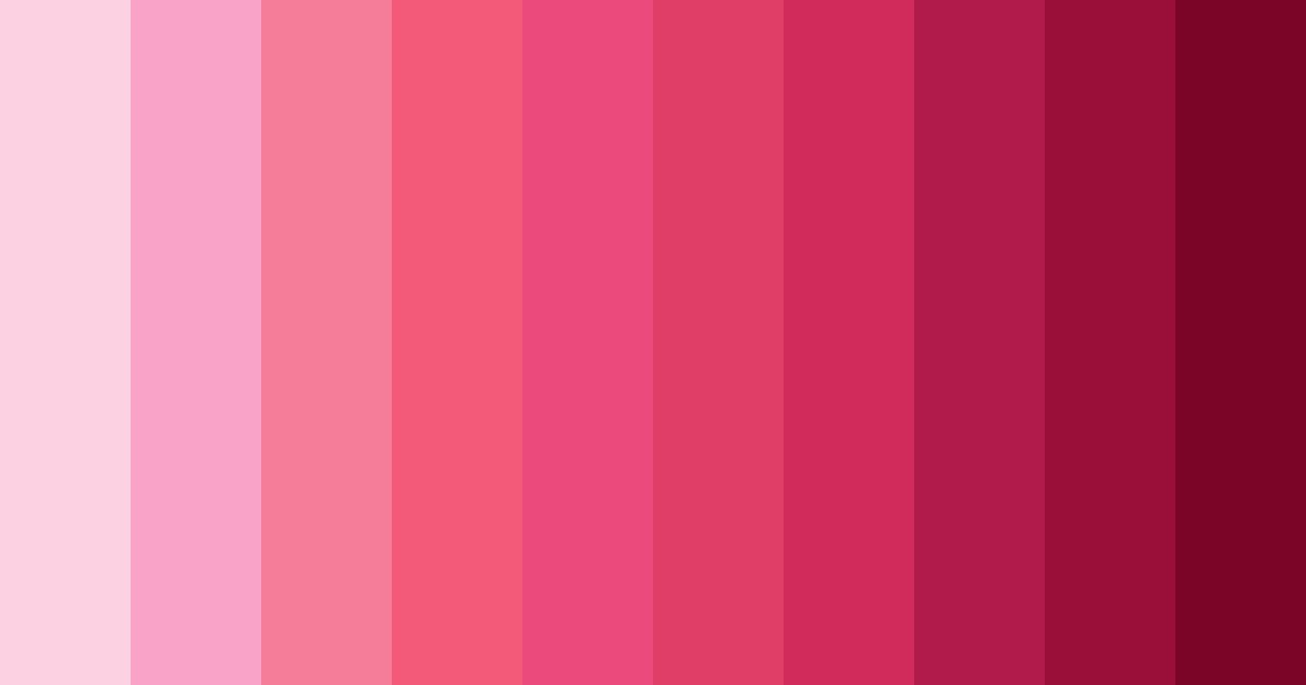 Download blush blossom burst color palette PNG image (landscape)
