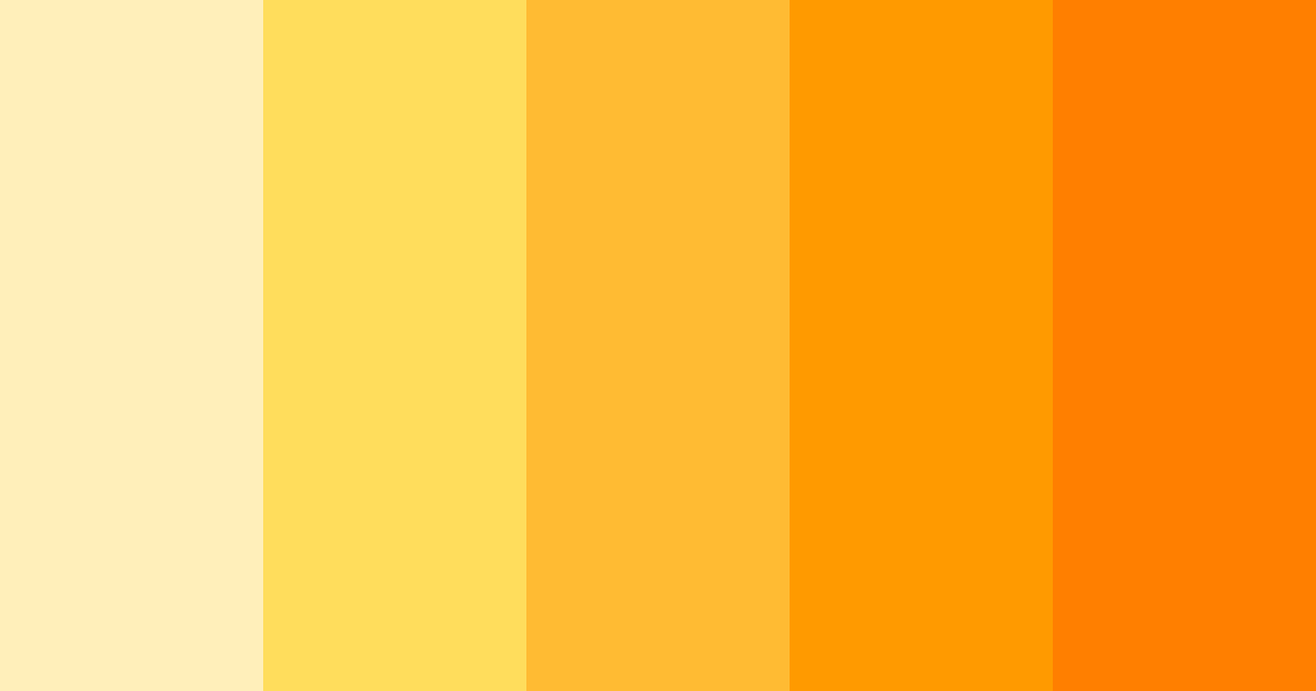 Download sunset citrus delight color palette PNG image (landscape)