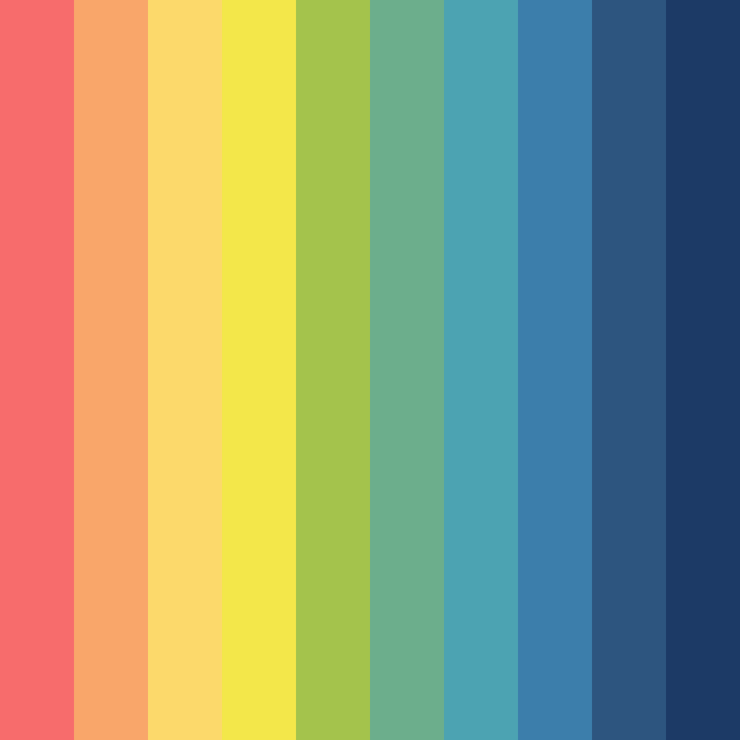 Download sunset over ocean waves color palette PNG image (square)