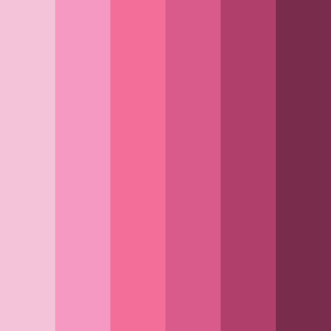 Download blushing petals color palette PNG image (square)
