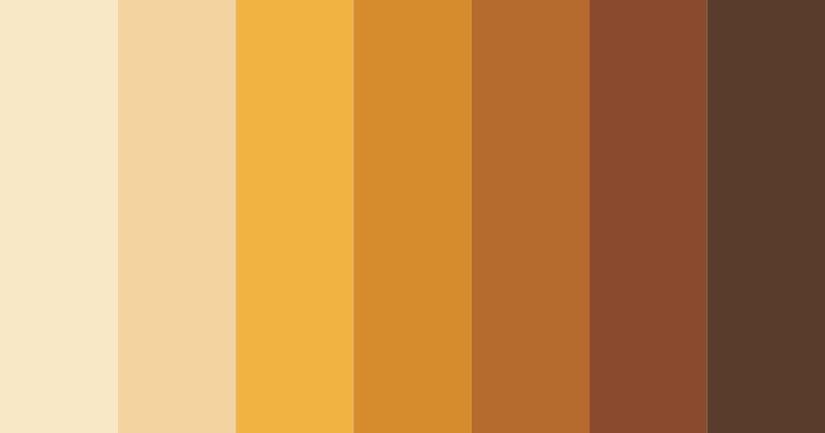 Download amber harvest color palette PNG image (landscape)