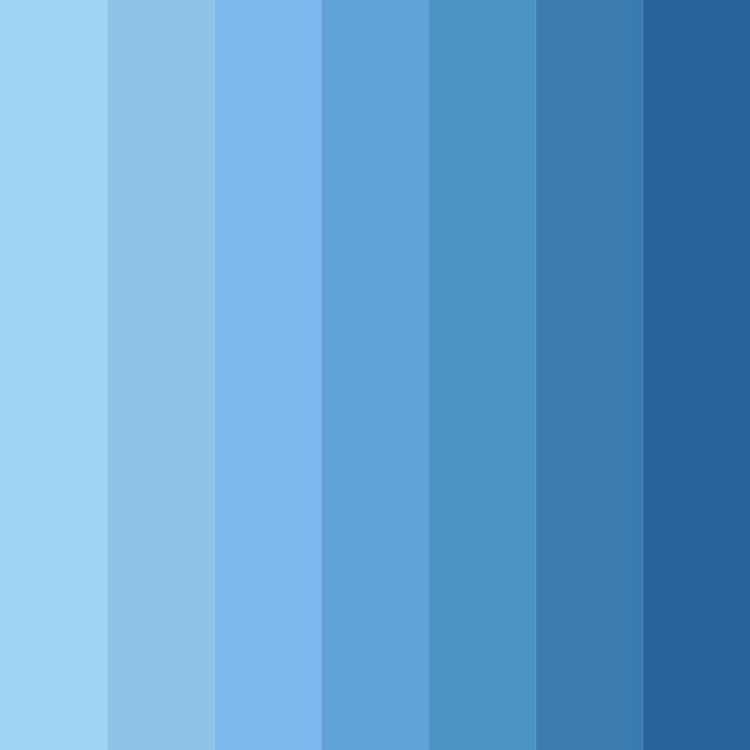 Download azure serenity color palette PNG image (square)