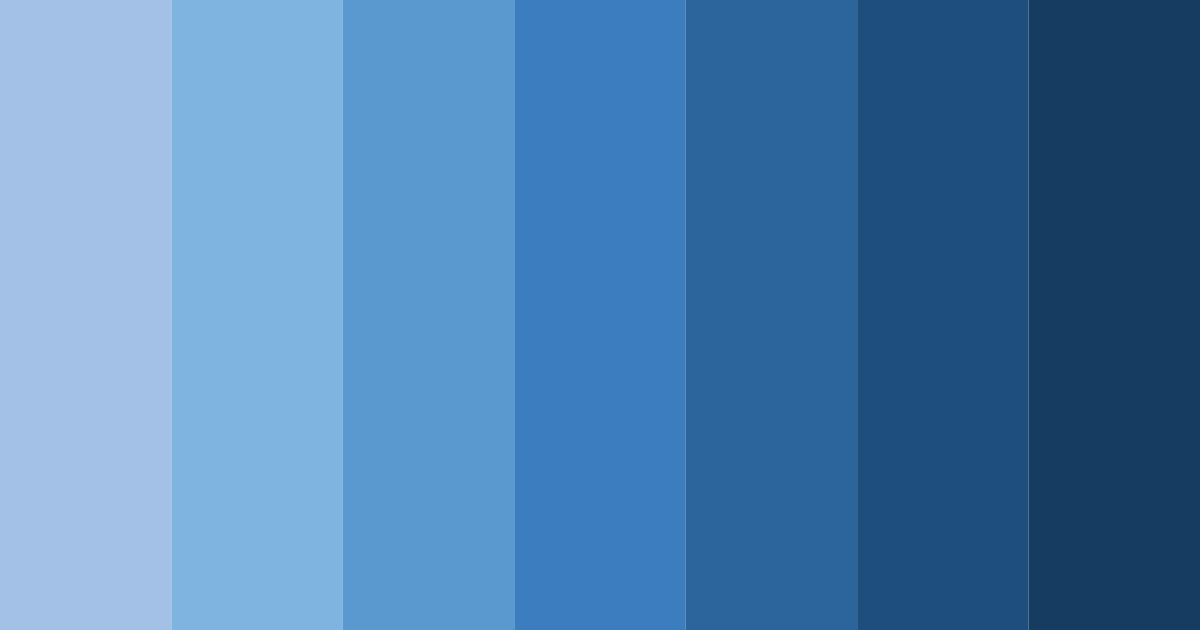 Download serene blue embrace color palette PNG image (landscape)