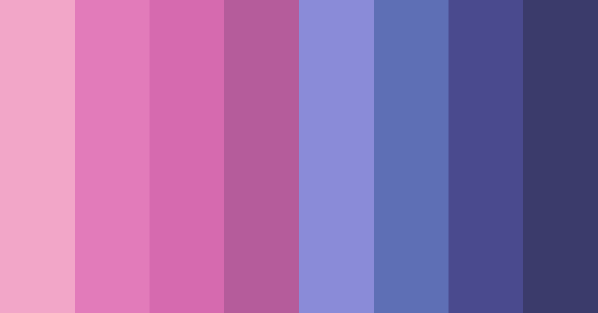Download pink blue dream color palette PNG image (landscape)
