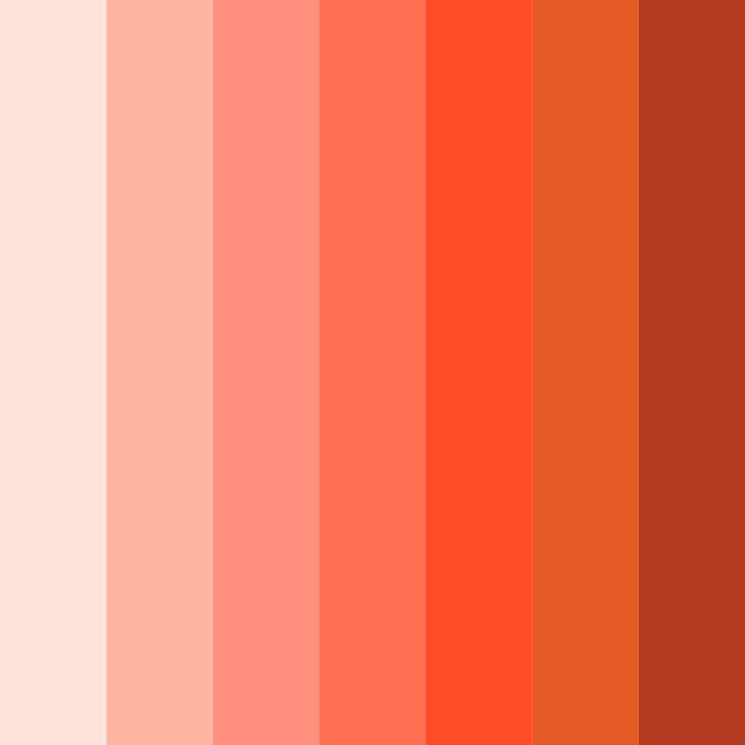 Download nordic sunset blush color palette PNG image (square)