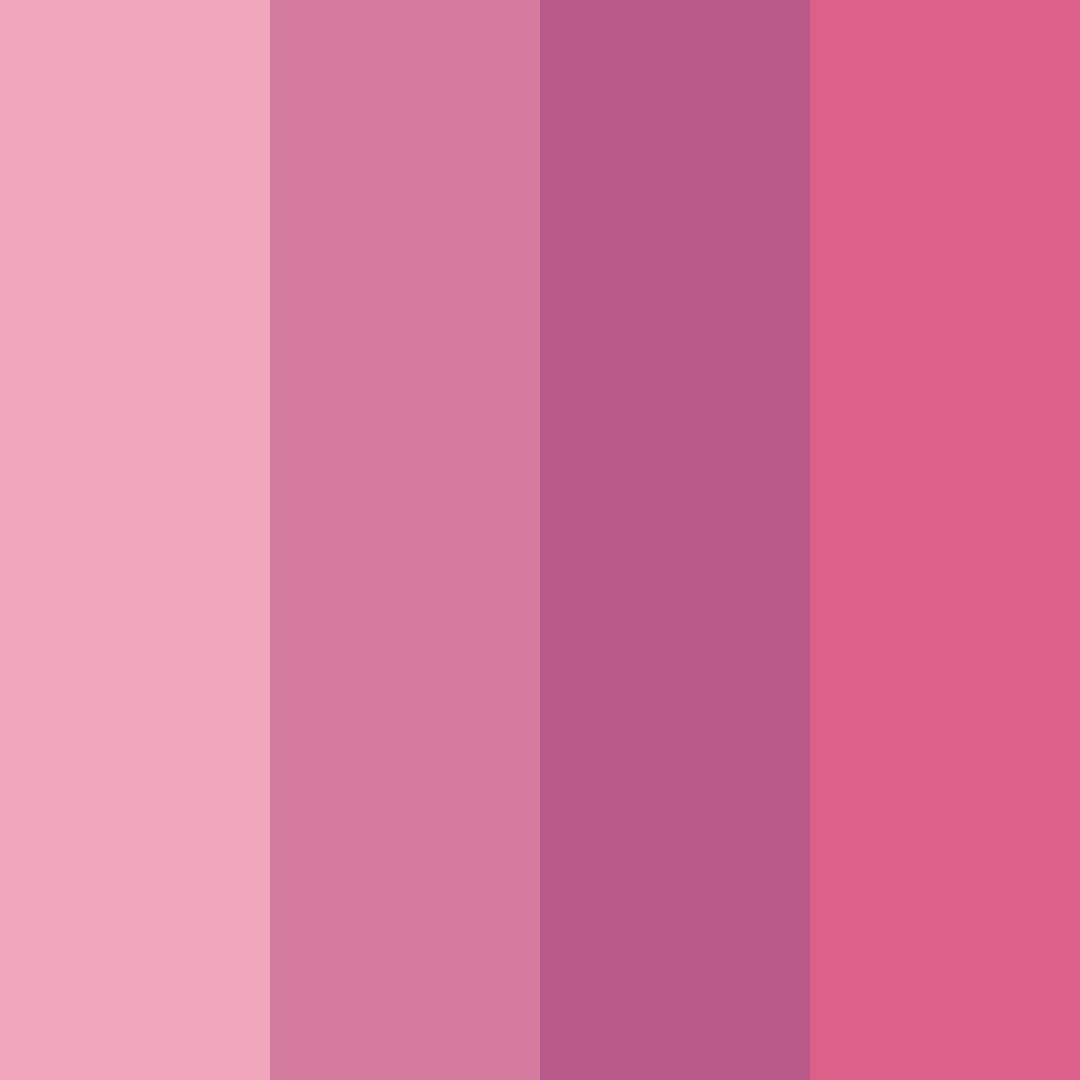 Download blushing rose garden color palette PNG image (square)