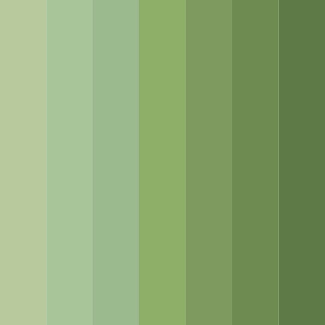 Download verdant whisper color palette PNG image (square)