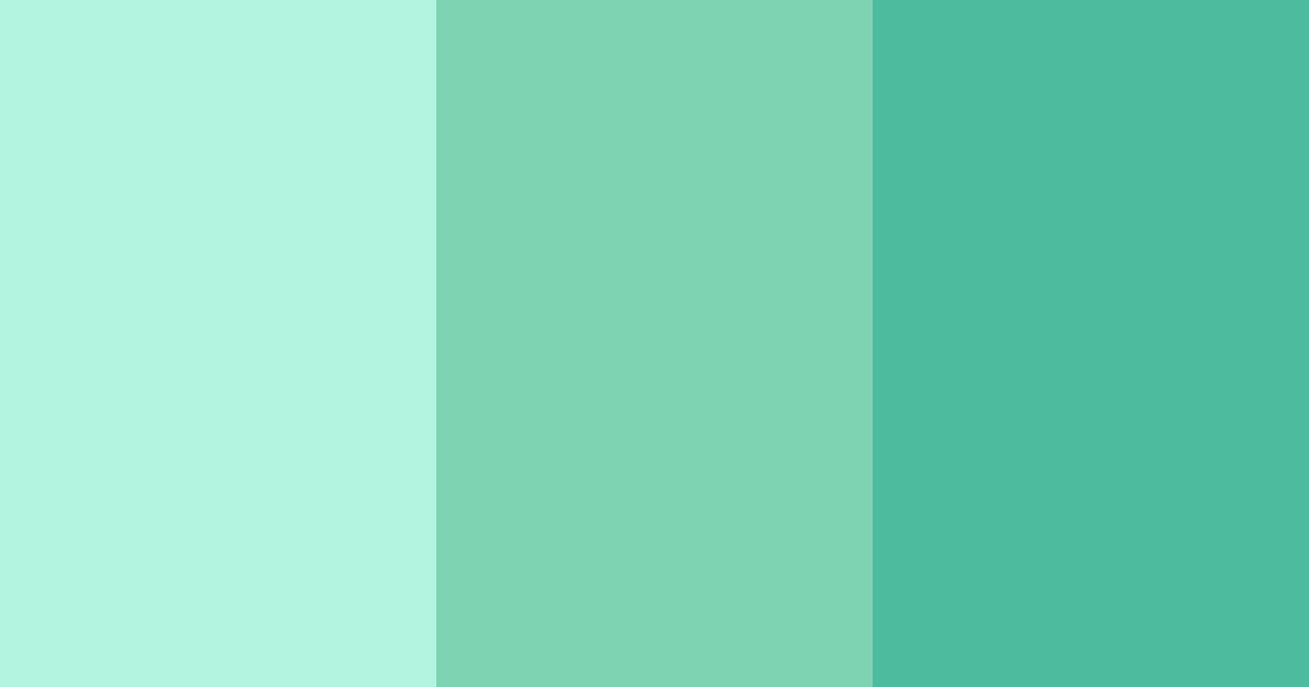 Download minted serenity color palette PNG image (landscape)