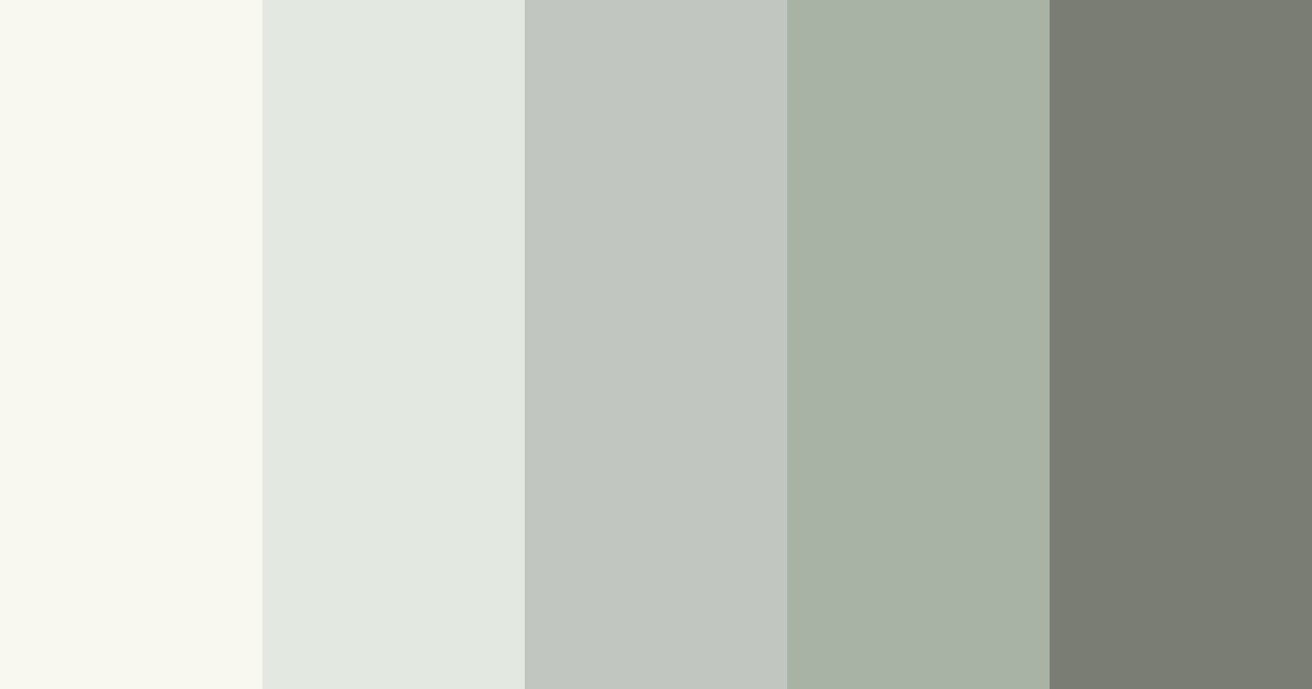 Download frosted whispers color palette PNG image (landscape)