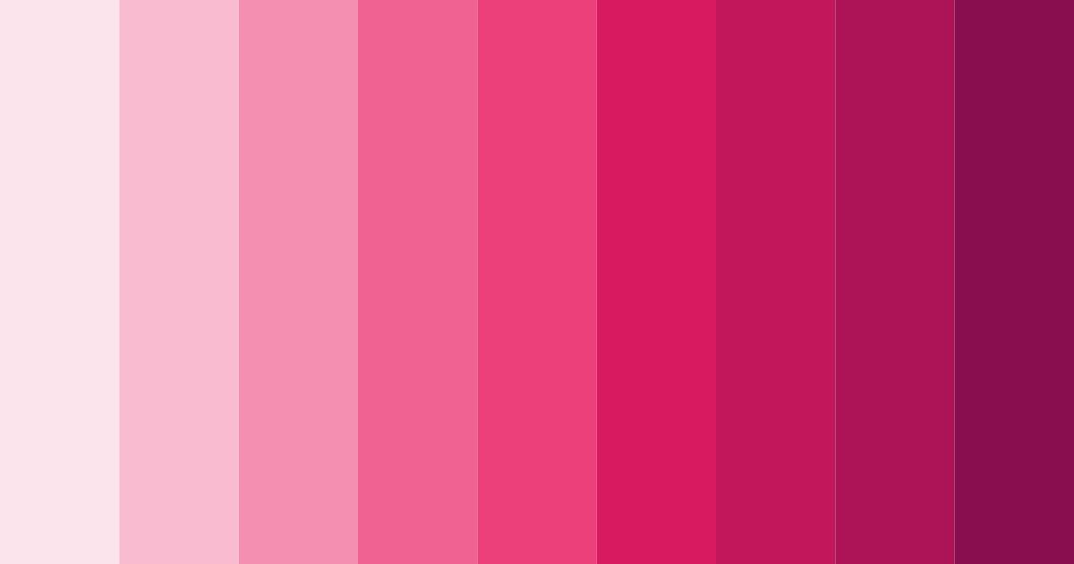 Download pink hello kitty color palette PNG image (landscape)