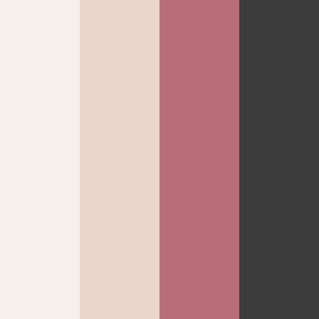 Download muted pink color palette PNG image (square)