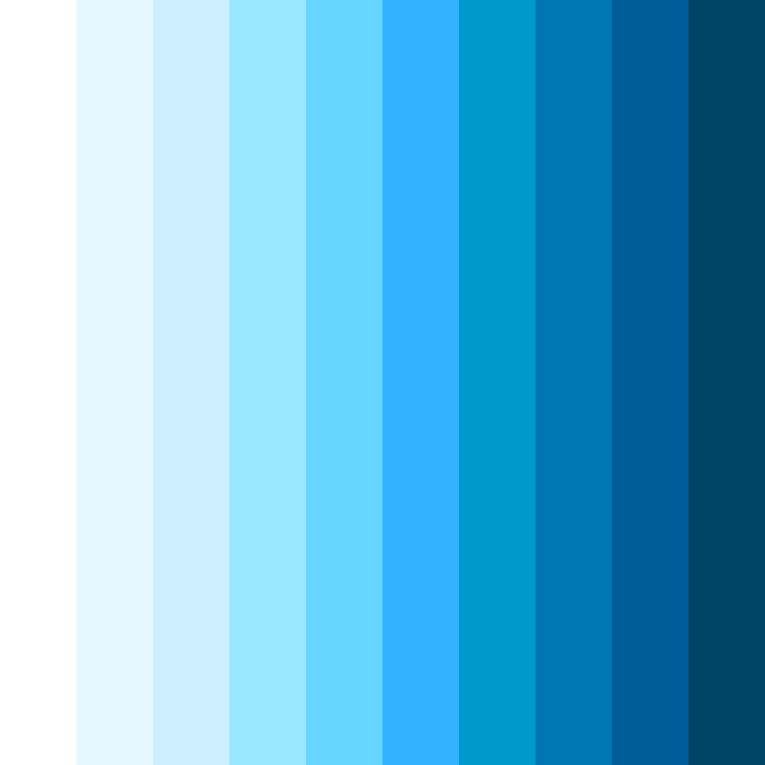Download ice blue color palette PNG image (square)