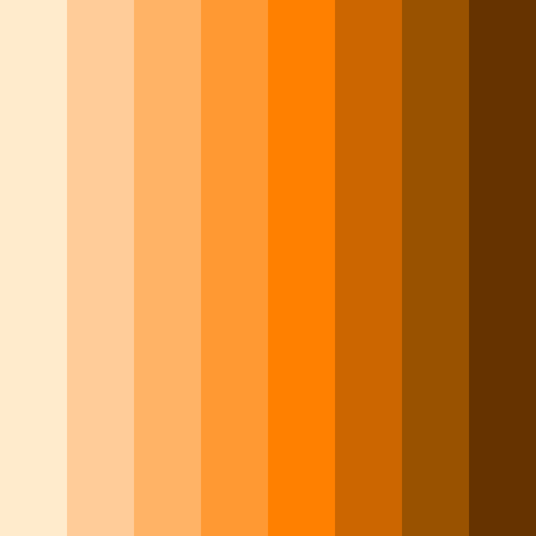 Download autumn sunset harmony color palette PNG image (square)
