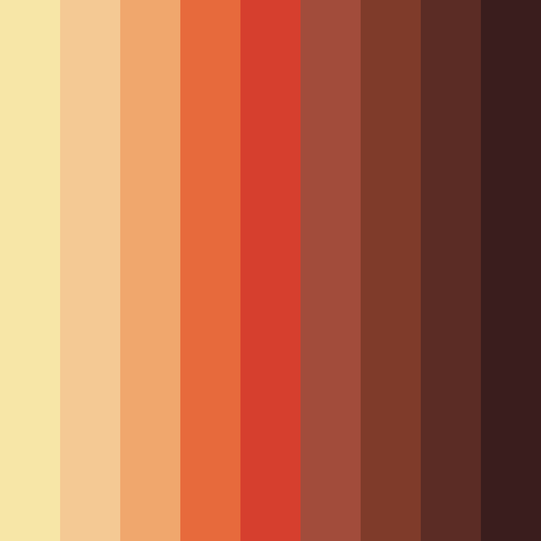 Download autumn ember elegance color palette PNG image (square)