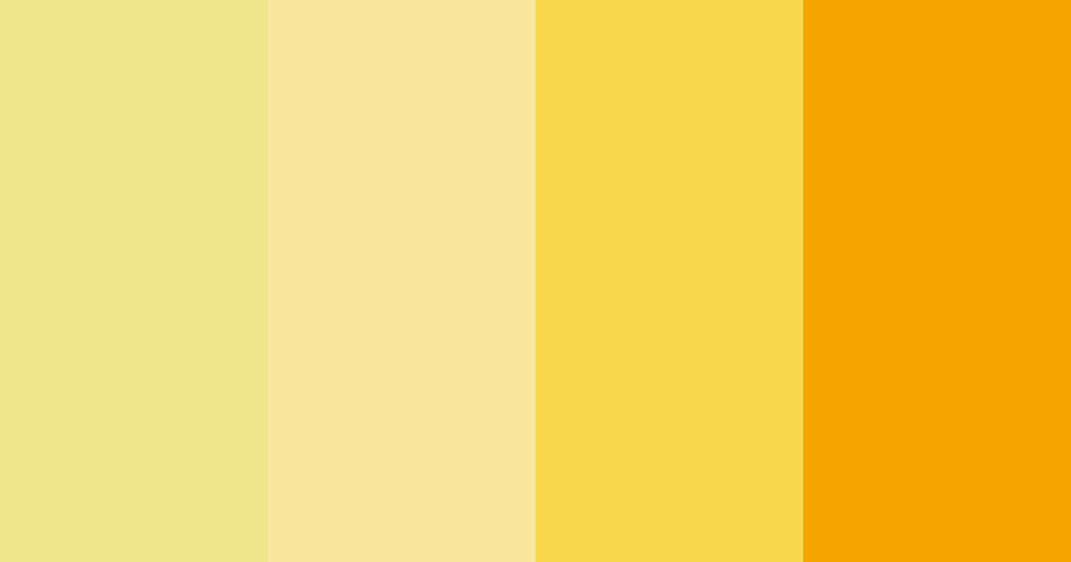 Download yellow marguerite color palette PNG image (landscape)