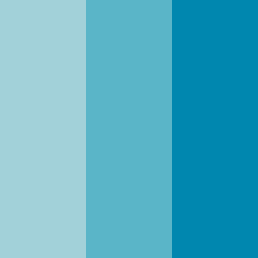 Download teal waters color palette PNG image (square)