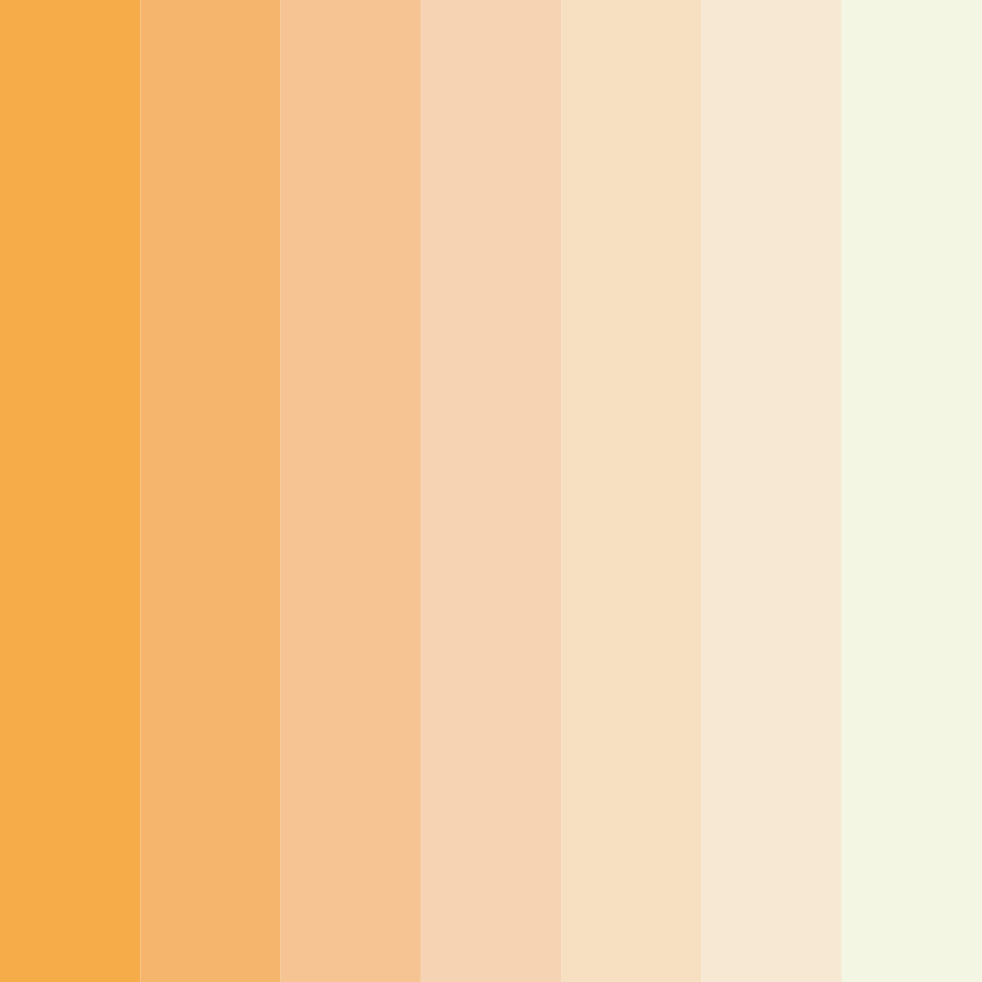 Download light orange color palette PNG image (square)