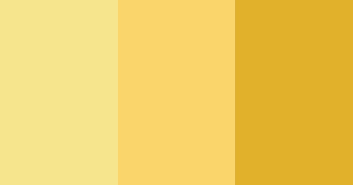 Download yellow high contrast color palette PNG image (landscape)