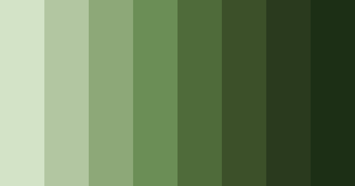 Download whispers of verdant dreams color palette PNG image (landscape)