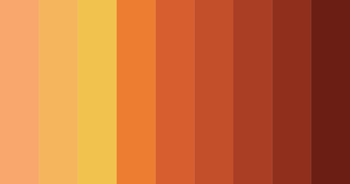 Download warm orange color palette PNG image (landscape)