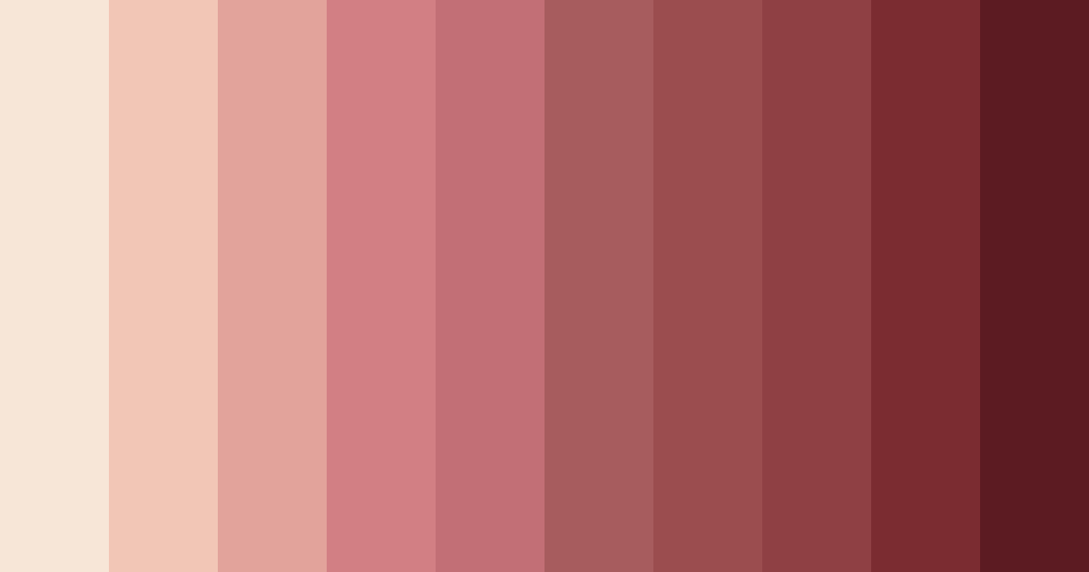 Download sparkling rosewood color palette PNG image (landscape)