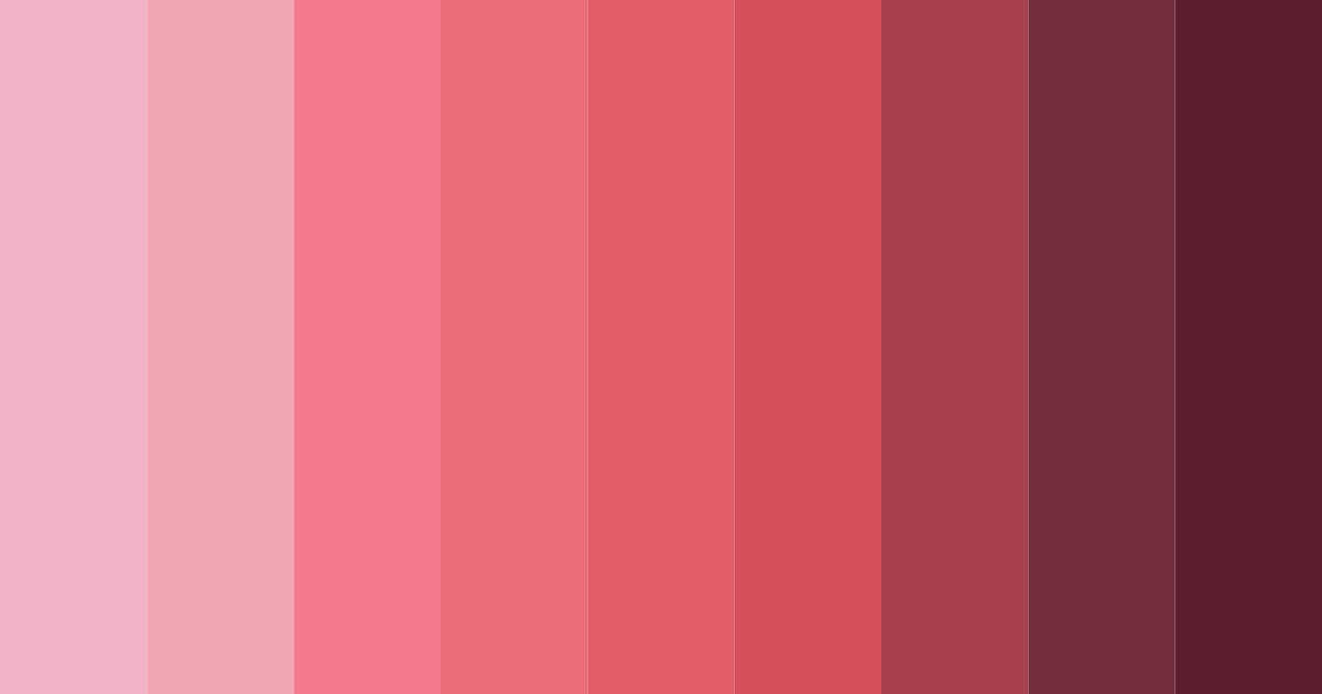 Download red sunset color palette PNG image (landscape)