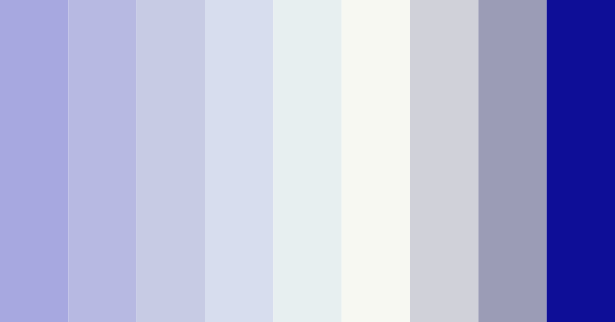 Download blue haze color palette PNG image (landscape)
