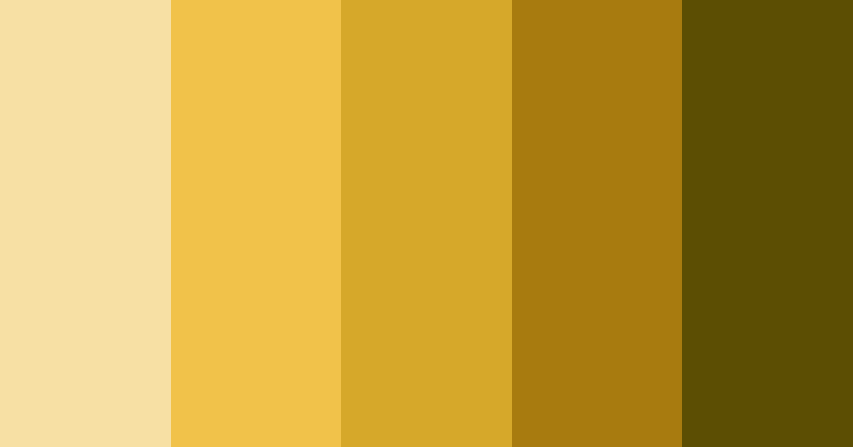 Download golden autumn color palette PNG image (landscape)