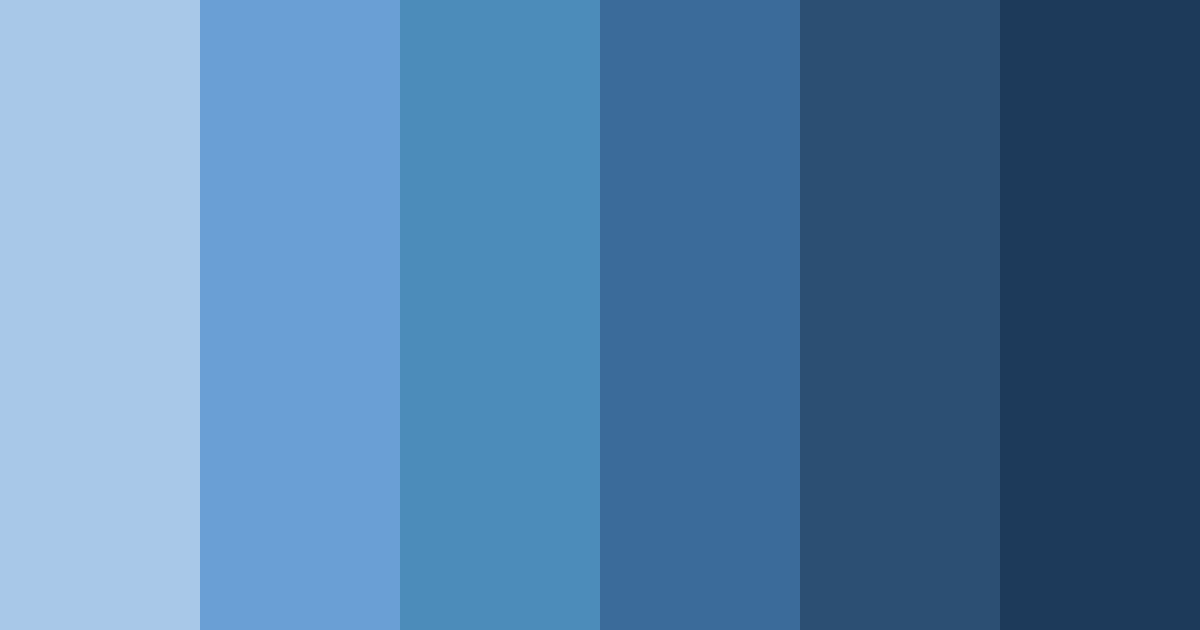 Download blue space color palette PNG image (landscape)