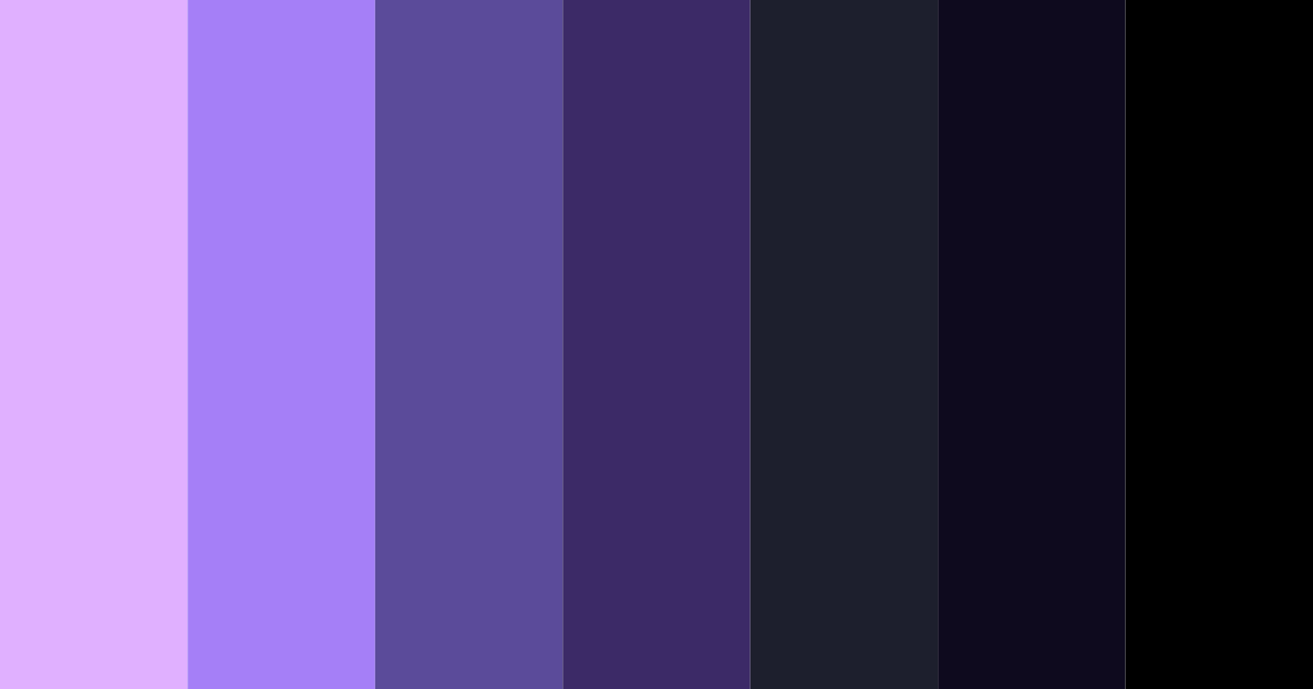 Download celestial dreams color palette PNG image (landscape)