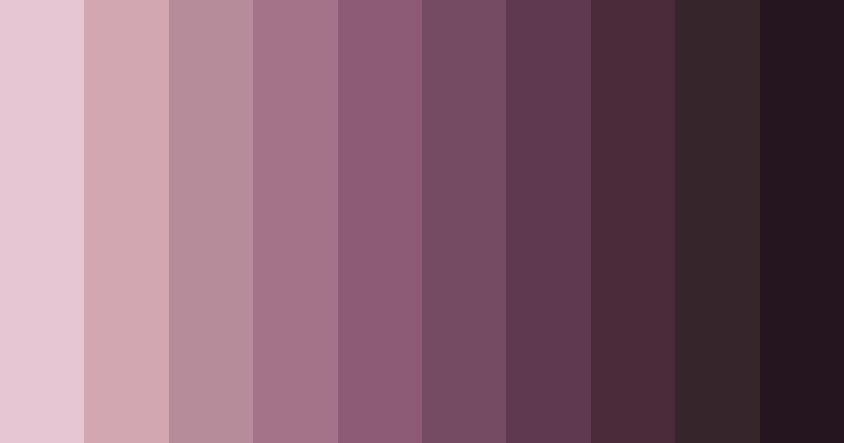 Download misty mauve dreams color palette PNG image (landscape)